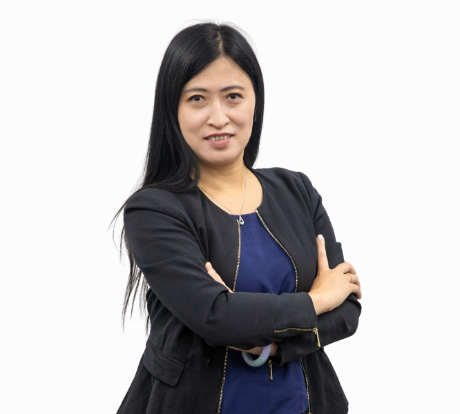 alt="Professional headshot of Louisa Wu, Attorney at Law, a bilingual attorney specializing in family law and immigration for the Asian community in New York."