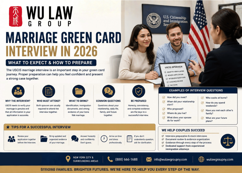 Marriage Green Card Interview in 2026: What to Expect and How to Prepare